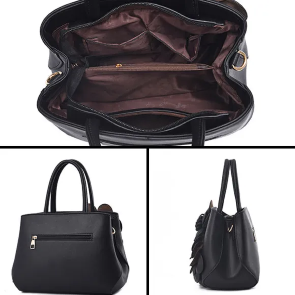 New Princesse Fleurie Sac à Main avec Fleur en Relief