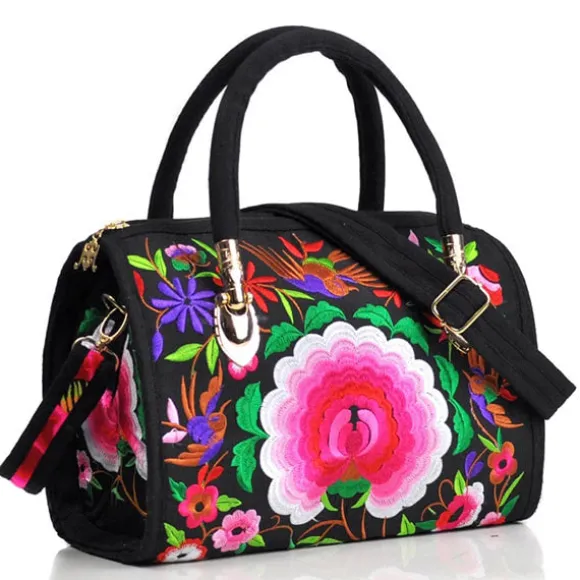 Discount Princesse Fleurie Sac à Main Broderie Fleurs