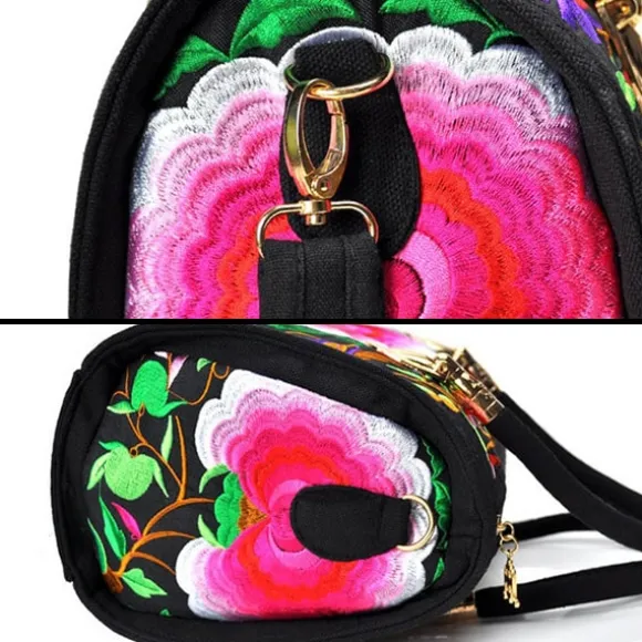 Discount Princesse Fleurie Sac à Main Broderie Fleurs