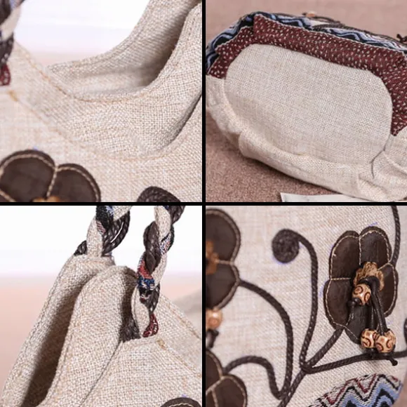 Cheap Princesse Fleurie Sac à Main Toile Fleurie