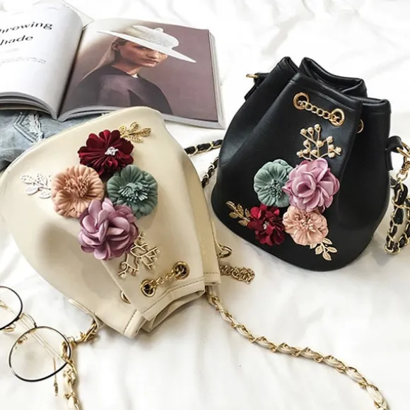 New Princesse Fleurie Sac Seau Fleuri