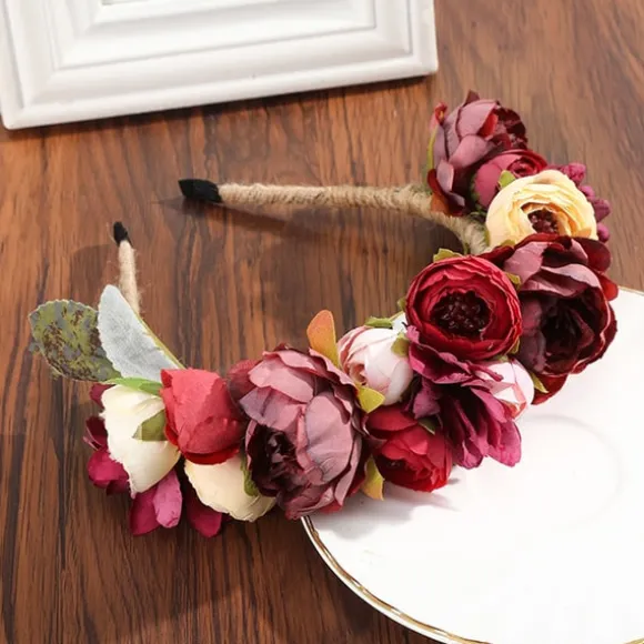 Clearance Princesse Fleurie Serre-Tête Fleur Mexicaine