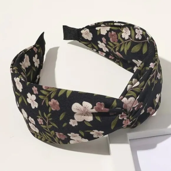 Fashion Princesse Fleurie Serre-Tête Fleur Noir