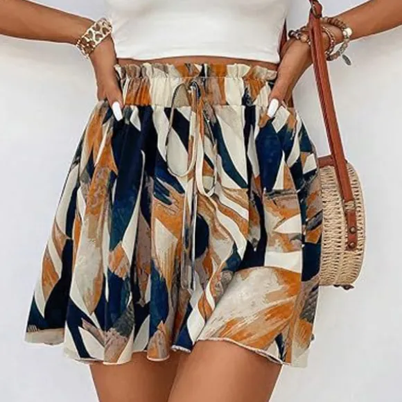 Best Sale Princesse Fleurie Short Fluide Fleuri Femme