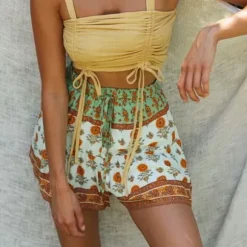 Clearance Princesse Fleurie Short Hippie Chic Fleuri