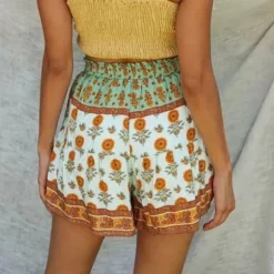 Clearance Princesse Fleurie Short Hippie Chic Fleuri