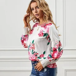 Shop Princesse Fleurie Tunique Fleurie Fluide