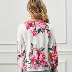 Shop Princesse Fleurie Tunique Fleurie Fluide