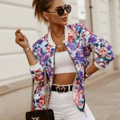 New Princesse Fleurie Veste Casual à Fleurs