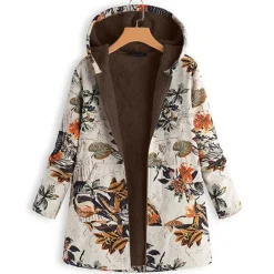Online Princesse Fleurie Veste Fleurie Hiver Longue