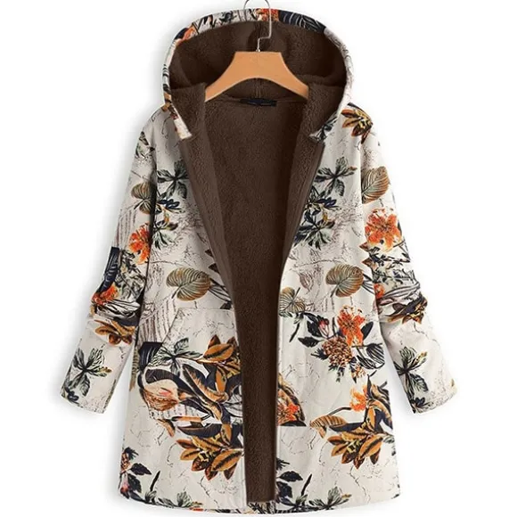 Online Princesse Fleurie Veste Fleurie Hiver Longue